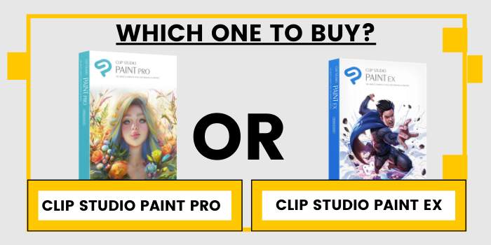 Clip studio paint pro or ex