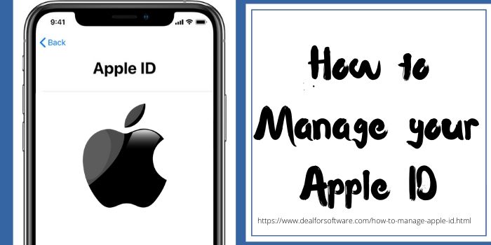 How to Manage your Apple ID