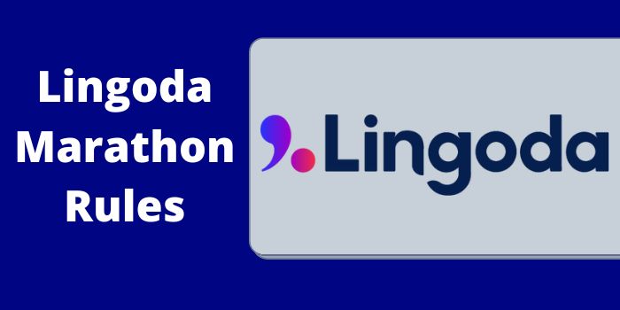 Lingoda Marathon Rules 2022