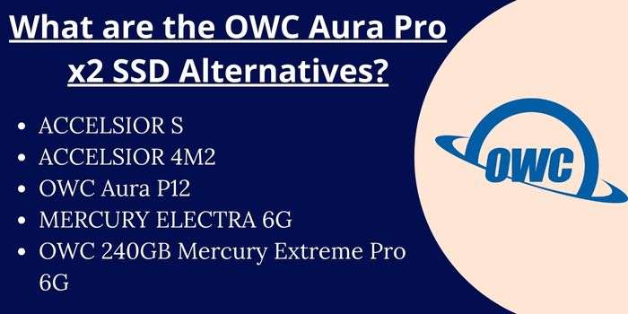 What are the OWC Aura Pro x2 Alternatives?